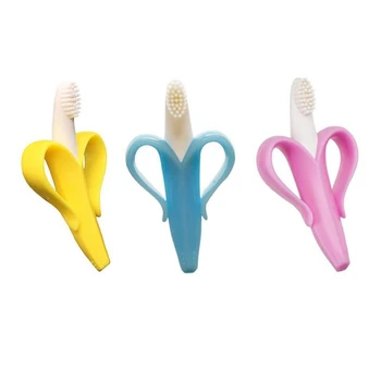 High Quality Silicone Toothbrush And Environmentally Safe Baby Teether Teething Ring Kids Teether Children Chewing
High Quality Silicone Toothbrush And Environmentally Safe Baby Teether Teething Ring Kids Teether Children Chewing