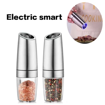 Electric pepper grinder intelligent induction flip automatic grinding spices multi-function Kitchen black pepper seasoned steak 
Electric pepper grinder intelligent induction flip automatic grinding spices multi-function Kitchen black pepper seasoned steak