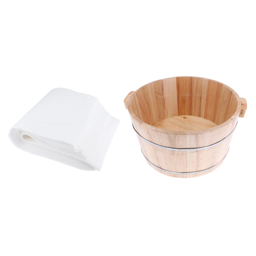 Wooden Foot Basin Tub, Soaking Bucket Foot Bath Spa + Bath Feet Towel - Combo Set for Foot Care
Wooden Foot Basin Tub, Soaking Bucket Foot Bath Spa + Bath Feet Towel - Combo Set for Foot Care