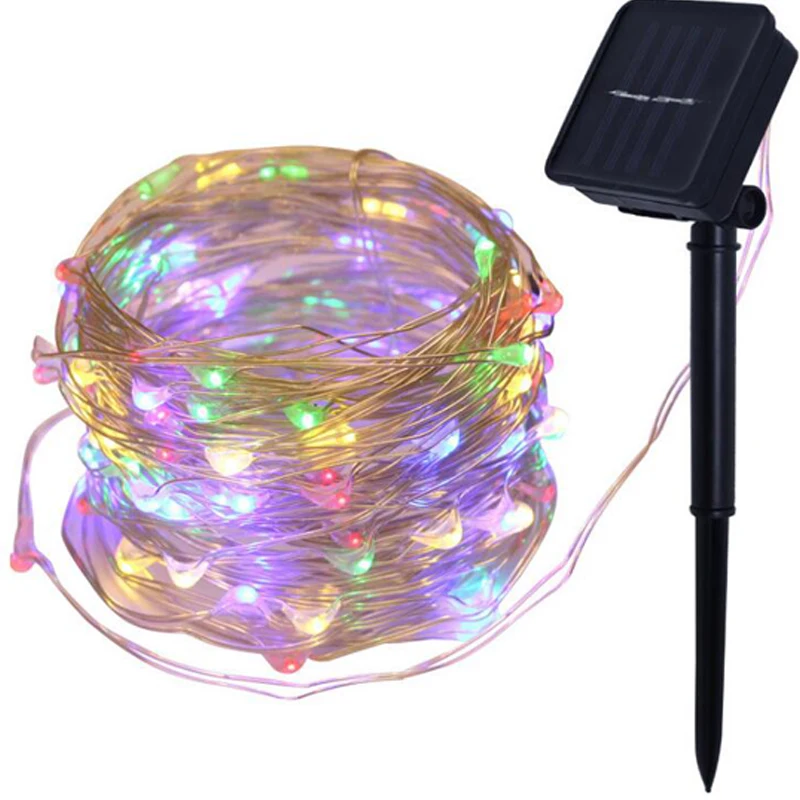 Led Copper Wire coloured Solar Powered LED String Lights Christmas Tree Garland Fairy Holiday Light Garden Lawn Wedding Decor
Led Copper Wire coloured Solar Powered LED String Lights Christmas Tree Garland Fairy Holiday Light Garden Lawn Wedding Decor