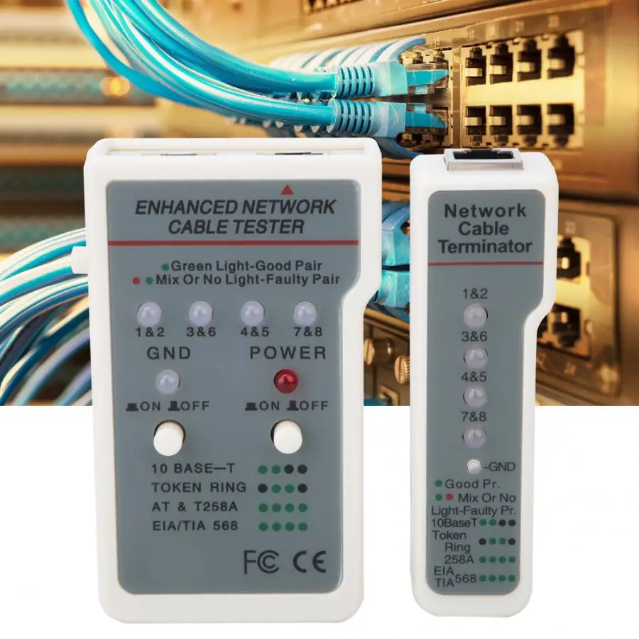 Circuit Breaker Finders Multi-Functional Network Cable Tester Handheld Wire Telephone Line Detector Networking Tool Circuit
Circuit Breaker Finders Multi-Functional Network Cable Tester Handheld Wire Telephone Line Detector Networking Tool Circuit