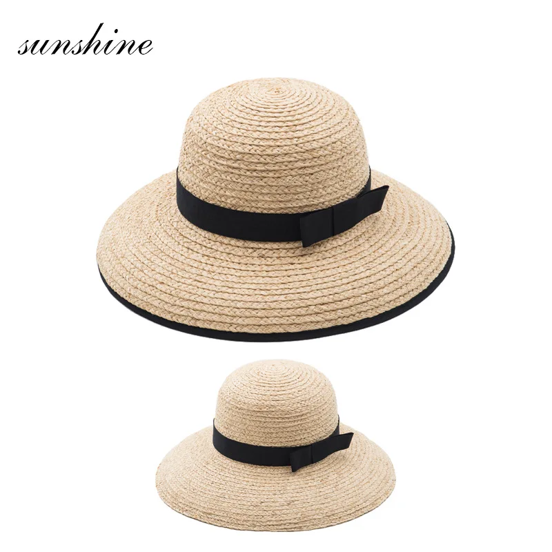 New Style Natural Raffia Women's Big Brim Straw Hat Beach Travel Sun-resistant Raffia Hat Summer Sun-resistant Topee
New Style Natural Raffia Women's Big Brim Straw Hat Beach Travel Sun-resistant Raffia Hat Summer Sun-resistant Topee