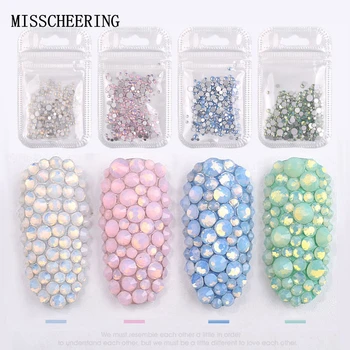 1pack Mixed Size (SS4-SS20) Crystal Colorful Opal Nail Art Rhinestone Decorations Glitter Gems 3D Manicure Books Accessory Tools
1pack Mixed Size (SS4-SS20) Crystal Colorful Opal Nail Art Rhinestone Decorations Glitter Gems 3D Manicure Books Accessory Tools
