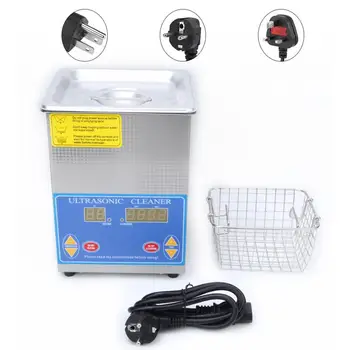 2L Stainless Steel Ultrasonic Cleaner with Digital LED Timer Heater for Jewelry Glasses Power Tool Accessories
2L Stainless Steel Ultrasonic Cleaner with Digital LED Timer Heater for Jewelry Glasses Power Tool Accessories