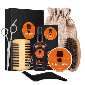 7pcs/set Men Barba Beard Kit Styling Tool Beard Essence Oil Comb Moustache Balm Moisturizing Wax Styling Scissors Beard Care Set
7pcs/set Men Barba Beard Kit Styling Tool Beard Essence Oil Comb Moustache Balm Moisturizing Wax Styling Scissors Beard Care Set