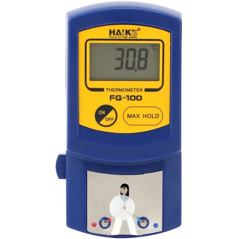 HAIKE fg-100 soldering tip temperature tester solder thermometer calibration of electric iron
HAIKE fg-100 soldering tip temperature tester solder thermometer calibration of electric iron