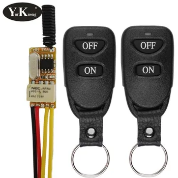 DC3.7V 5V 6V 7V 9V 12V 1CH Mini Relay Wireless Switch Remote Control Power LED Lamp Controller Micro Receiver Transmitter 433MHZ
DC3.7V 5V 6V 7V 9V 12V 1CH Mini Relay Wireless Switch Remote Control Power LED Lamp Controller Micro Receiver Transmitter 433MHZ