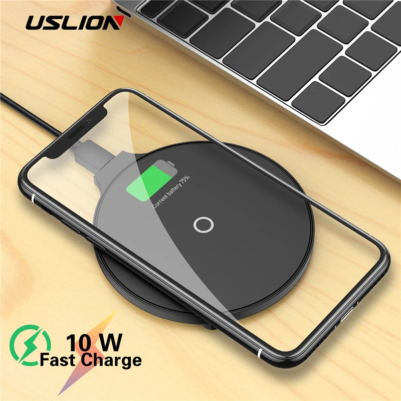 USLION USB C Fast 10W Wireless Charger For iPhone XS Max XR X Xiaomi Mi 9 Samsung Quick Charge For Huawei P30 Phone Charger Pad
USLION USB C Fast 10W Wireless Charger For iPhone XS Max XR X Xiaomi Mi 9 Samsung Quick Charge For Huawei P30 Phone Charger Pad