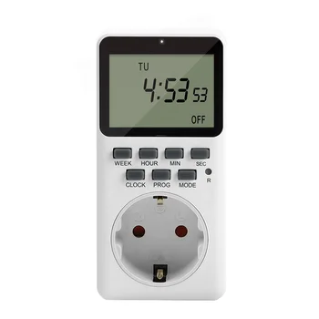 Multi-Function Thermostat Temperature Controller Socket Outlet with Timer Switch Timing Mode EU Plug
Multi-Function Thermostat Temperature Controller Socket Outlet with Timer Switch Timing Mode EU Plug
