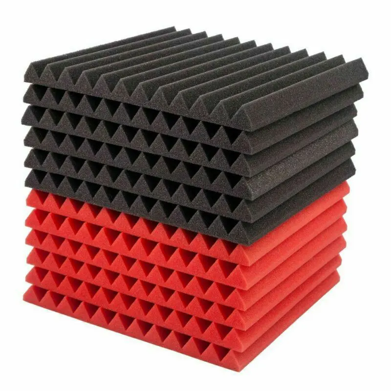 24 Pcs Acoustic Foam Panels Wedges Studio Soundproofing Wall Tiles for Home Offices TB
24 Pcs Acoustic Foam Panels Wedges Studio Soundproofing Wall Tiles for Home Offices TB