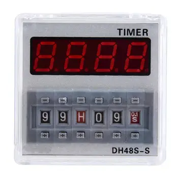12V/24V/380V Programmable Delay Time Relay Timer 0.1S-99H 8-Pin DH48S-S Delay Relay
12V/24V/380V Programmable Delay Time Relay Timer 0.1S-99H 8-Pin DH48S-S Delay Relay