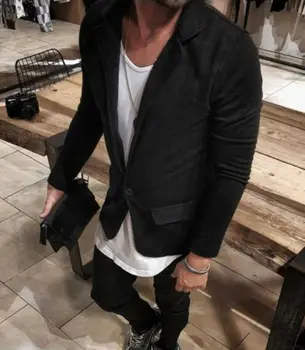 Retro Men's Casual Slim Fit Suit Jackets Autumn Blazer One Button Work Solid Warm Coat Jacket Outwear 2019 Hot
Retro Men's Casual Slim Fit Suit Jackets Autumn Blazer One Button Work Solid Warm Coat Jacket Outwear 2019 Hot