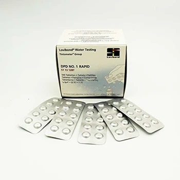 Lovibond - 100 pastillas DPD1 CLORO - Lovibond para tests de piscina Scuba II
Lovibond - 100 pastillas DPD1 CLORO - Lovibond para tests de piscina Scuba II