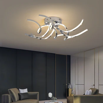 MDWELL Modern led Ceiling Lights for living Room bedroom Study Room led ceiling light Gold or Chrome Plated Ceiling Lamp Fixture
MDWELL Modern led Ceiling Lights for living Room bedroom Study Room led ceiling light Gold or Chrome Plated Ceiling Lamp Fixture