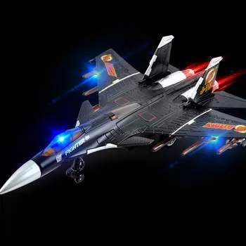 Children Sliding Aircraft Alloy With Light Sound Pull Back J15 Fighter Model Toy Vehicles Diecast Airplanes Toys Christmas Gifts 
Children Sliding Aircraft Alloy With Light Sound Pull Back J15 Fighter Model Toy Vehicles Diecast Airplanes Toys Christmas Gifts
