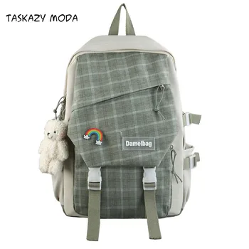 2020 Female Cute School Bag Korean Harajuku Ins Women's Backpack Large Capacity Girls Junior High School Student Backpacks Woman
2020 Female Cute School Bag Korean Harajuku Ins Women's Backpack Large Capacity Girls Junior High School Student Backpacks Woman