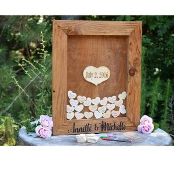 Personalised name date drop heart wedding guest book frame Wooden rustic Guestbook ideas alternative drop box shadow box sign in
Personalised name date drop heart wedding guest book frame Wooden rustic Guestbook ideas alternative drop box shadow box sign in
