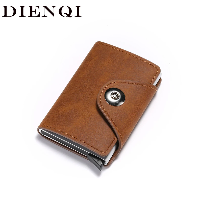 DIENQI Rfid Anti-magnetic Credit Card Holder Men Security Wallet Aluminium Protection Male Business Cardholder Case Slim Purse
DIENQI Rfid Anti-magnetic Credit Card Holder Men Security Wallet Aluminium Protection Male Business Cardholder Case Slim Purse