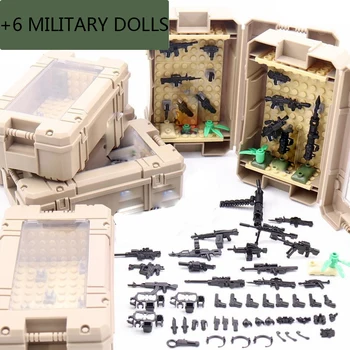 New Enlighten Military Display Box Case World War 2 Army SWAT Soldier Minifigure Weapon Building Blocks Figures Bricks Toy Gift
New Enlighten Military Display Box Case World War 2 Army SWAT Soldier Minifigure Weapon Building Blocks Figures Bricks Toy Gift