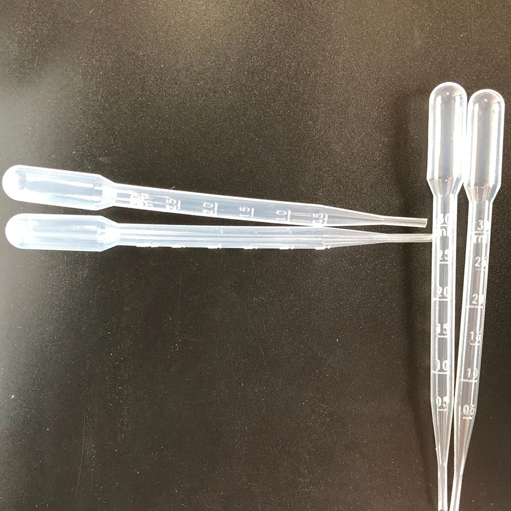 100Pcs Portable Elastic Graduated Pipettes Transfer Lab Dropper Disposable Polyethylene Supplies 3ml Transparent Safe Accurate
100Pcs Portable Elastic Graduated Pipettes Transfer Lab Dropper Disposable Polyethylene Supplies 3ml Transparent Safe Accurate