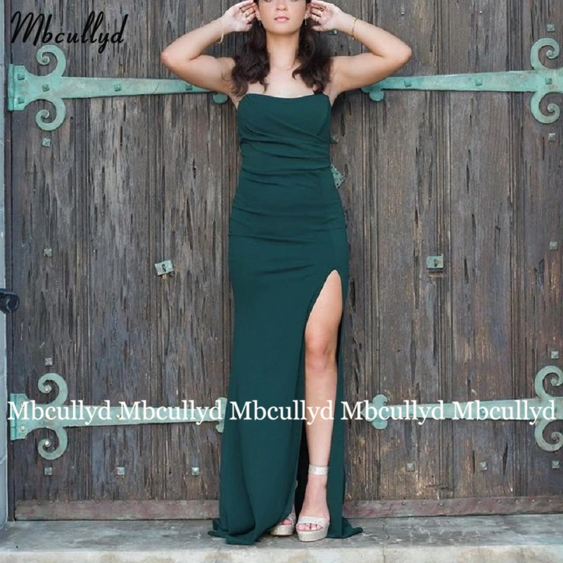 Sexy Long Evening Dresses Back Open Green Women Prom Dress Sdie Split Party Night Dress Holiday Satin Formal Gown Cheap
Sexy Long Evening Dresses Back Open Green Women Prom Dress Sdie Split Party Night Dress Holiday Satin Formal Gown Cheap