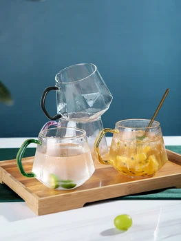 4 pcs Glass Cups with Handle Drinking Tumbler Drinkware Tea Cup Coffee Mug Fruit Juice Beer Wine Milk Cup 450ml
4 pcs Glass Cups with Handle Drinking Tumbler Drinkware Tea Cup Coffee Mug Fruit Juice Beer Wine Milk Cup 450ml