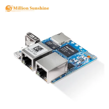 Nanopi R2S Mini Portable Travel Router OpenWRT with Dual-Gbps Ethernet Ports 1GB DDR4 Based in RK3328 Soc for IOT NPI5
Nanopi R2S Mini Portable Travel Router OpenWRT with Dual-Gbps Ethernet Ports 1GB DDR4 Based in RK3328 Soc for IOT NPI5