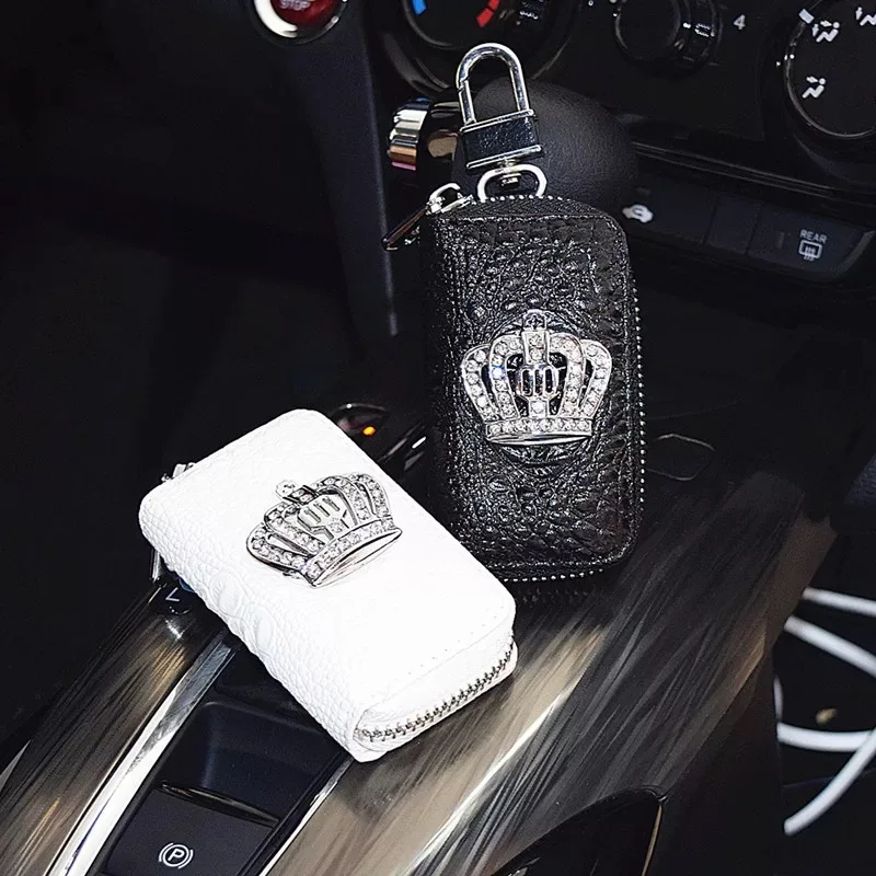 Diamond Crown Car Key Case Women Key Wallet Car Key Bag Keys Holder Crocodile Pattern Key Case Covers Car Accessories Girls
Diamond Crown Car Key Case Women Key Wallet Car Key Bag Keys Holder Crocodile Pattern Key Case Covers Car Accessories Girls