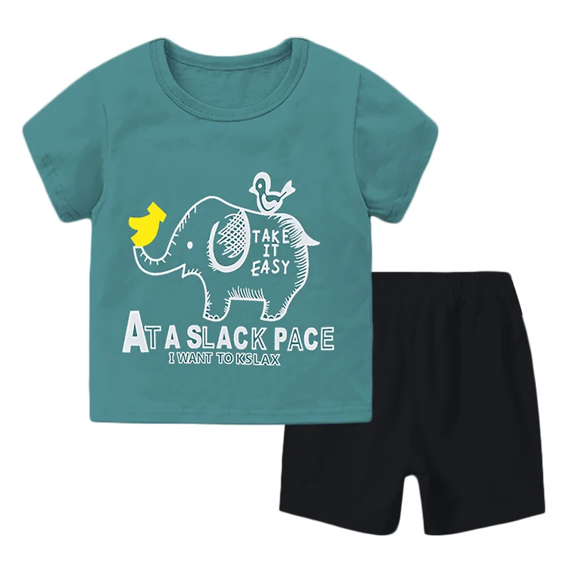 ZWF1142 Summer New Cotton Baby Clothes Set Boys And Girl Cartoon Print Tops + Shorts 2pcs Kids Children Clothing Suit 3-10 Years
ZWF1142 Summer New Cotton Baby Clothes Set Boys And Girl Cartoon Print Tops + Shorts 2pcs Kids Children Clothing Suit 3-10 Years