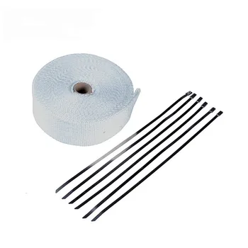 2" X 50Ft Car Motorcycle Exhaust Thermal Wrap Tape Exhaust Manifold Header Pipe Insulating Heat Roll 6 Stainless Steel Ties
2" X 50Ft Car Motorcycle Exhaust Thermal Wrap Tape Exhaust Manifold Header Pipe Insulating Heat Roll 6 Stainless Steel Ties