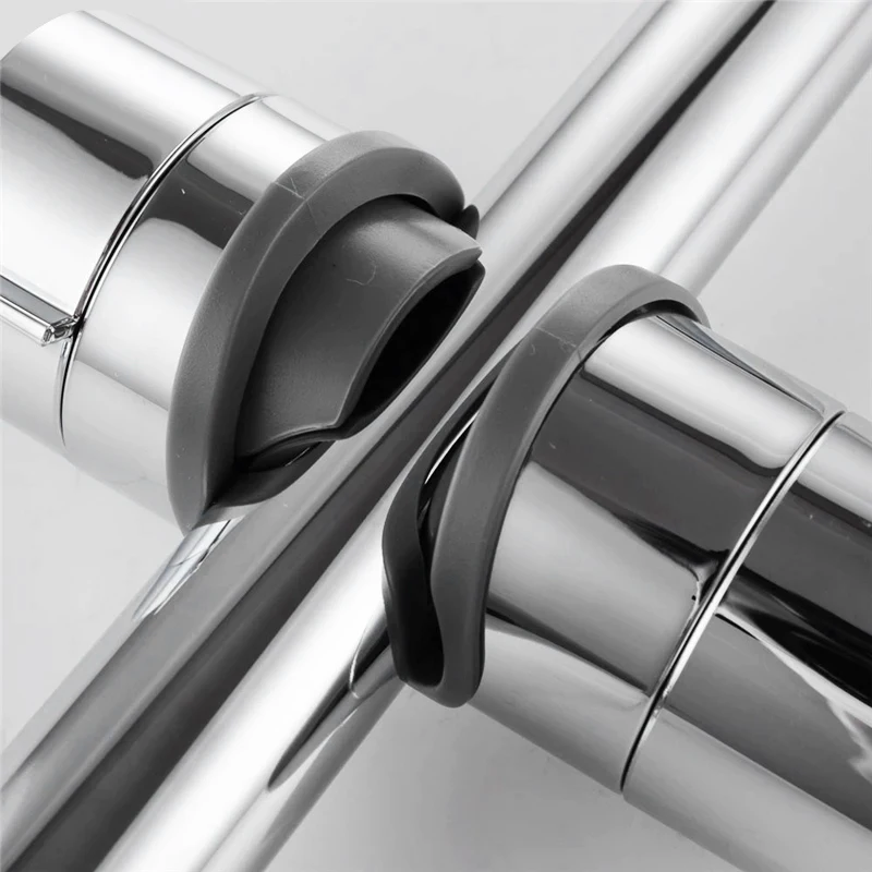 ABS Chrome Shower Head Rail Slider Holder Adjustable Riser Bracket rack Slide Bar Bathroom Faucet Accessories 18-25 MM
ABS Chrome Shower Head Rail Slider Holder Adjustable Riser Bracket rack Slide Bar Bathroom Faucet Accessories 18-25 MM
