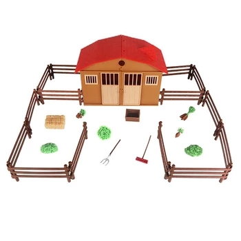 

Simulated Sand Table Scene Model Of Farm Ranch House Toy Set Children Intelligence Toy Model