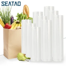 SEATAO Food vacuum sealer Storage saver bags Vacuum Plastic rolls 3 size Bags For Kitchen Vacuum Sealer to keep food fresh
SEATAO Food vacuum sealer Storage saver bags Vacuum Plastic rolls 3 size Bags For Kitchen Vacuum Sealer to keep food fresh
