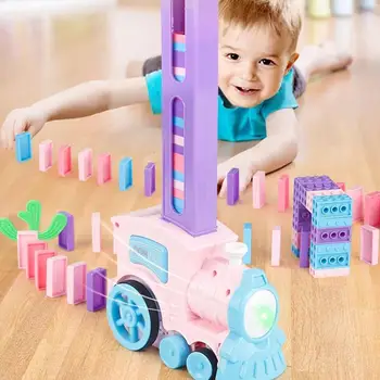 2020 New Arrive Puzzle Domino Automatically Put Train Car Set Plastic Dominoes Building Blocks Game Toys Set Gift For Girl Boys
2020 New Arrive Puzzle Domino Automatically Put Train Car Set Plastic Dominoes Building Blocks Game Toys Set Gift For Girl Boys
