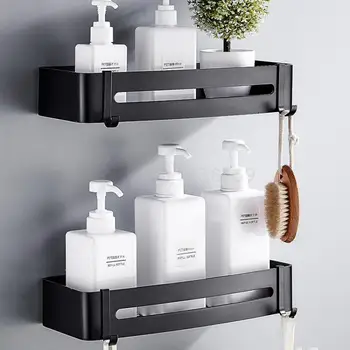 Bathroom shelf free punching toilet wall wall mount shelf black tripod storage toilet
Bathroom shelf free punching toilet wall wall mount shelf black tripod storage toilet