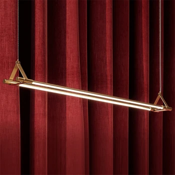 Nordic Modern Simple Led Pendant Lights Simple Long Strip Restaurant Bar Hanglamp Creative Luxury Brass Dining Room Hanging Lamp
Nordic Modern Simple Led Pendant Lights Simple Long Strip Restaurant Bar Hanglamp Creative Luxury Brass Dining Room Hanging Lamp
