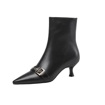 Vintage Genuine Leather High Heels pumps Classic Design Pointed Toe Handmade Shoes For Women Wedding Casual Shoes Woman
Vintage Genuine Leather High Heels pumps Classic Design Pointed Toe Handmade Shoes For Women Wedding Casual Shoes Woman