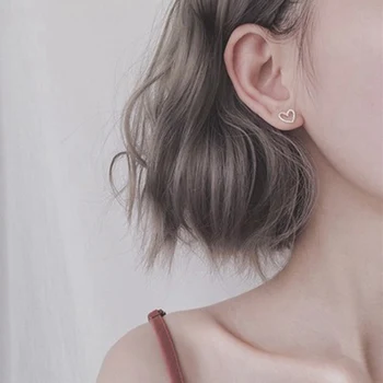 Handmade 925 Sterling Silver Jewelry Fashion Cute Tiny Hollow Heart Stud Earrings For Women Gift For Girls Kids Lady
Handmade 925 Sterling Silver Jewelry Fashion Cute Tiny Hollow Heart Stud Earrings For Women Gift For Girls Kids Lady