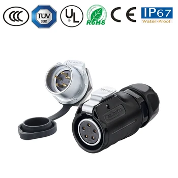 waterproof connector IP67 power cable/panel connector pastic+metal plug socket M20 5pin circular multi-function connector
waterproof connector IP67 power cable/panel connector pastic+metal plug socket M20 5pin circular multi-function connector