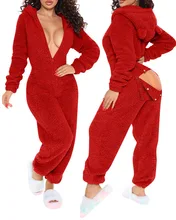 2021 New Fashion Women 3D Ear Buttoned Flap Functional Fluffy Lounge Jumpsuit Sexy Skinny Loungewear Home Sleepwear
2021 New Fashion Women 3D Ear Buttoned Flap Functional Fluffy Lounge Jumpsuit Sexy Skinny Loungewear Home Sleepwear