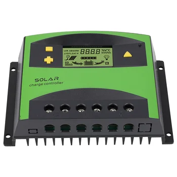 60A solar controller 12V 24V automatic PWM controller Automatic solar charging controller LCD solar panel photovoltaic regulator
60A solar controller 12V 24V automatic PWM controller Automatic solar charging controller LCD solar panel photovoltaic regulator
