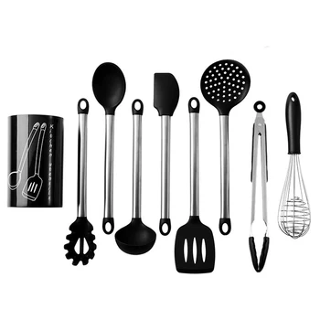 Silicone Cooking Tools Spaghetti Spoon+ Eggs Beater + Spoon + Shovel + Clamp with Storage Cup For Drop Ship
Silicone Cooking Tools Spaghetti Spoon+ Eggs Beater + Spoon + Shovel + Clamp with Storage Cup For Drop Ship