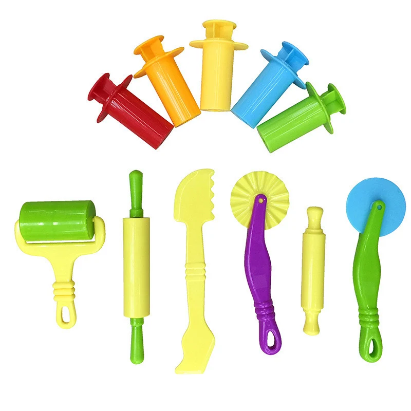 11Pcs/lot DIY Slime Plasticine Mold Modeling Clay Kit Slime Plastic Play Dough Tools Set Cutters Mould Toy for children Kid Gift 
11Pcs/lot DIY Slime Plasticine Mold Modeling Clay Kit Slime Plastic Play Dough Tools Set Cutters Mould Toy for children Kid Gift