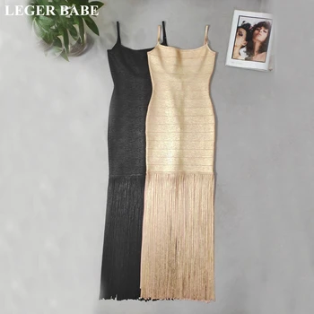 LEGER BABE Autumn New Black Gold Foil Print Women Maxi Bandage Dress Tassel Christmas Vestidos Dress Prom Party Dress Long Gown
LEGER BABE Autumn New Black Gold Foil Print Women Maxi Bandage Dress Tassel Christmas Vestidos Dress Prom Party Dress Long Gown