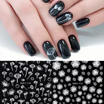 1 Sheet White lace flowers 3D Nail Sticker Curve Stripe Lines Nails Stickers Adhesive Striping Tape Nail Art Stickers Decals
1 Sheet White lace flowers 3D Nail Sticker Curve Stripe Lines Nails Stickers Adhesive Striping Tape Nail Art Stickers Decals