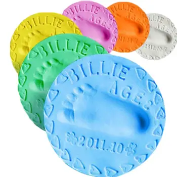 

1pcs Baby Handprint Slime Soft Modeling Clay Air Drying Play Light Clay Toys Polymer Plasticine Footprint Imprint Kit DIY Toy
