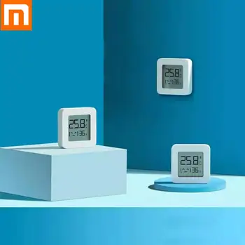 In stock Xiaomi Smart LCD Screen Digital Thermometer 2 Mijia Bluetooth Temperature Humidity Sensor Moisture Meter Mijia App