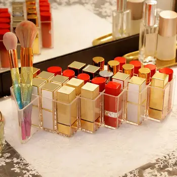 16 Grid Lipstick Storage Box Transparent Acrylic Lipstick Display Type Cosmetic Fish Storage Large Organizer Rack Stackable S6T2
16 Grid Lipstick Storage Box Transparent Acrylic Lipstick Display Type Cosmetic Fish Storage Large Organizer Rack Stackable S6T2