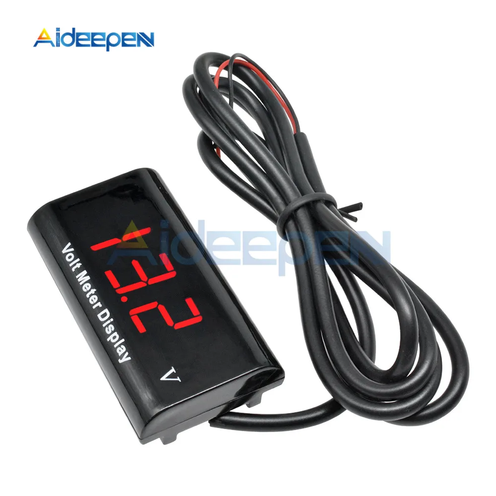 Digital Voltmeter DC 3-18V Digital Voltmeter Voltage Volt Panel Meter 0.56'' LED Display For 6V 12V Electromobile Motorcycle Car
Digital Voltmeter DC 3-18V Digital Voltmeter Voltage Volt Panel Meter 0.56'' LED Display For 6V 12V Electromobile Motorcycle Car