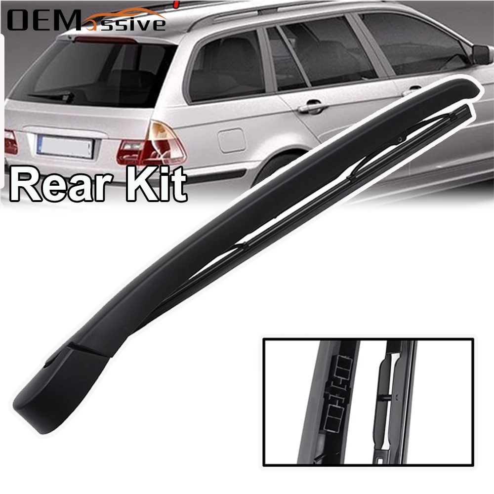 Rear Windscreen Wiper Arm Blade Kit For BMW 3 Series 3er E46 Touring 320d 318d 330d 1998 1999 2000 2001 2002 2003 2004 2005 
Rear Windscreen Wiper Arm Blade Kit For BMW 3 Series 3er E46 Touring 320d 318d 330d 1998 1999 2000 2001 2002 2003 2004 2005